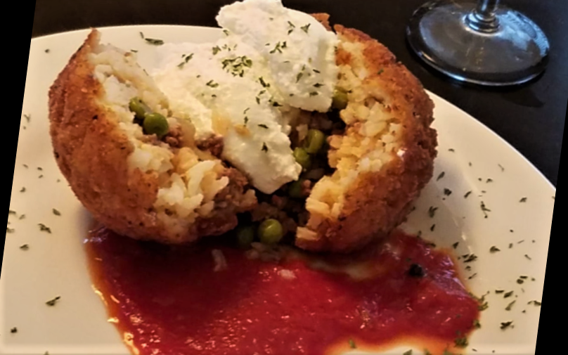 Arancini riempiti dal riso